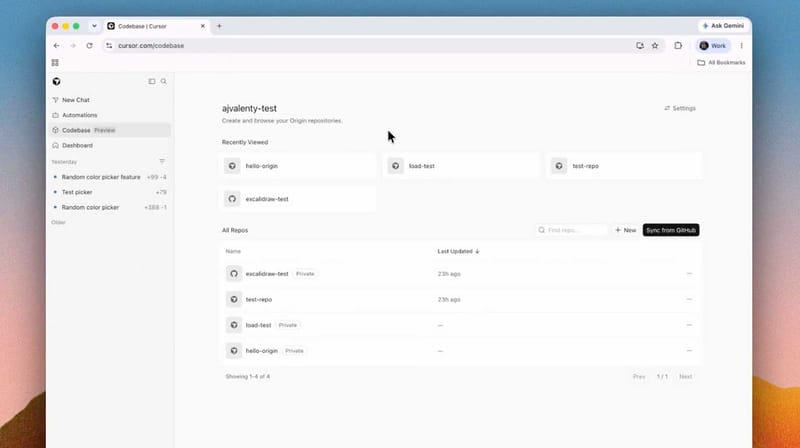 Cursor Origin 登陆 GitHub：AI 编程助手挑战代码托管霸主