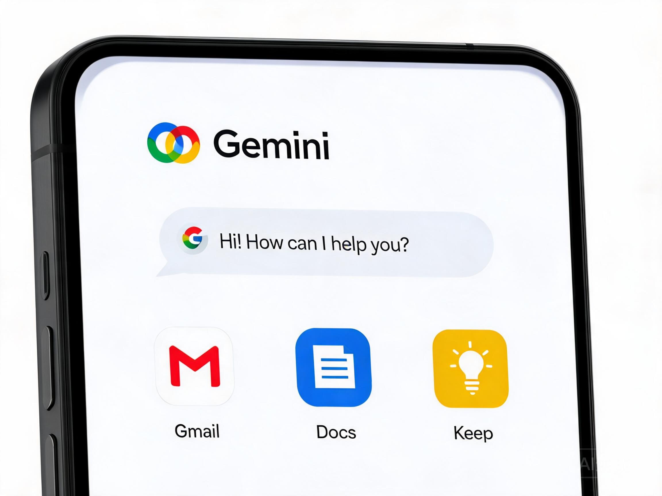 Google Gemini 语音功能接入 Gmail、Docs 和 Keep：说句话就能查邮件、写文档、记笔记